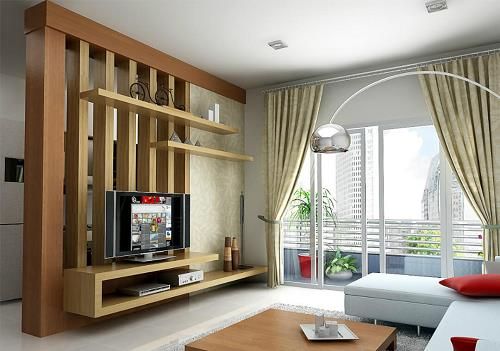 Nhà có nhiều cửa và vách ngăn
