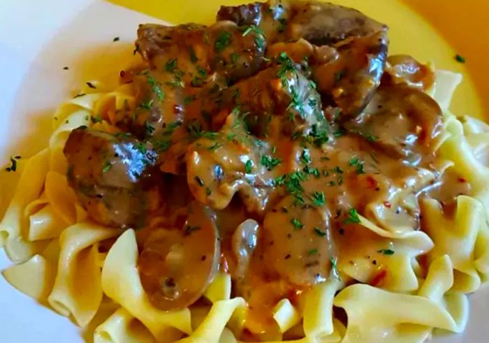 Rich and Creamy Beef Stroganoff Recipe