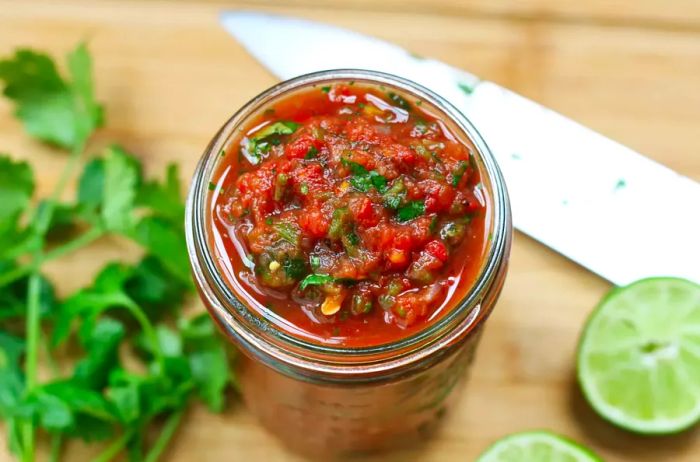 Fire-Roasted Poblano Salsa