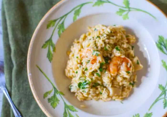 Italian Shrimp and Scallop Risotto