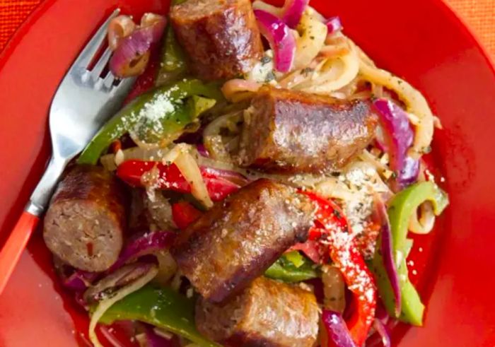 Italian Sausage with Peppers and Onions