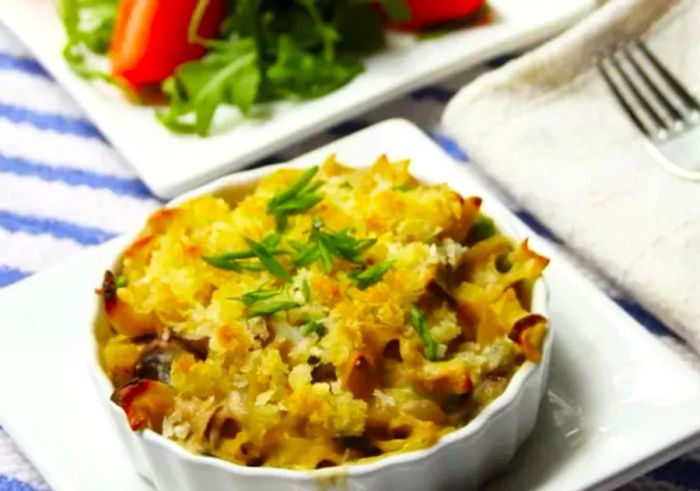 Tuna Noodle Casserole Made from Scratch: A Comforting Classic