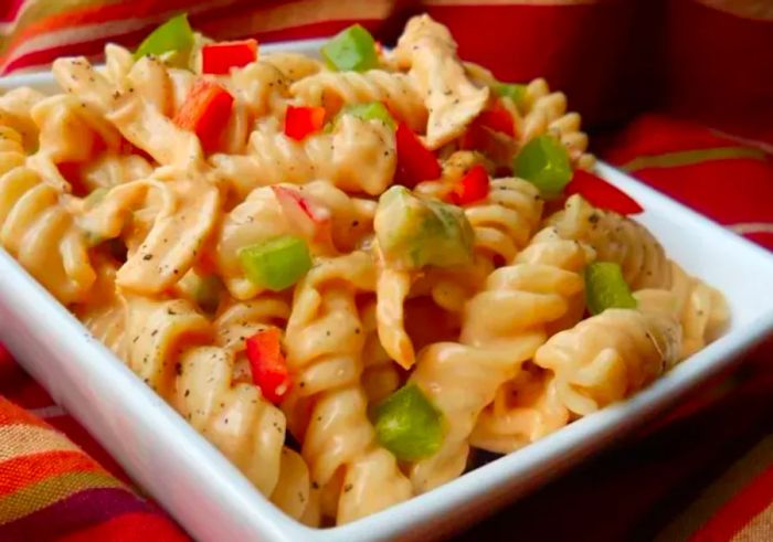 Buffalo Chicken Pasta Salad