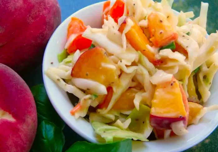 Thornehedge Peach Slaw