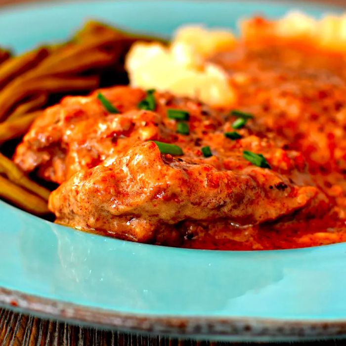 Round Steak and Gravy