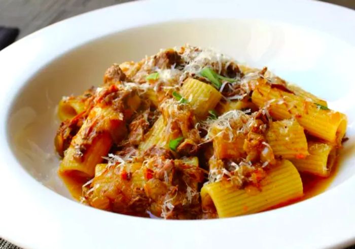 Rigatoni alla Genovese