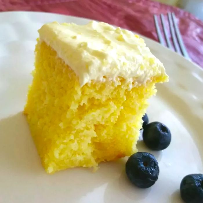 Lemon Cooler Cream Cake