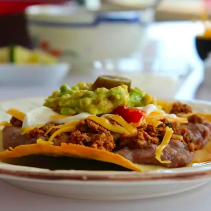 Crispy Beef and Bean Tostadas from the Oven