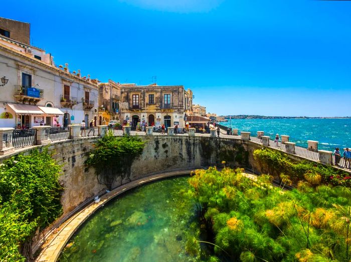 Ortigia, Syracuse, Sicily, Italy.