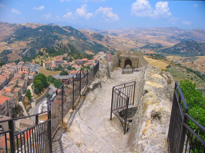 Sperlinga, Sicily, Italy.