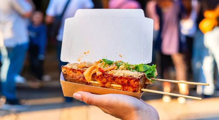 Don't be deterred by the name; stinky tofu is surprisingly tasty.