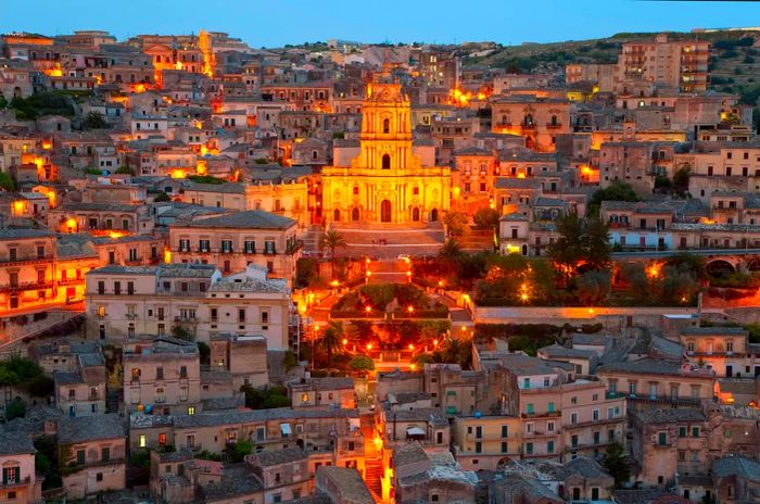 Modica, Sicily, Italy.