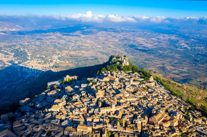 Erice, Sicily, Italy.