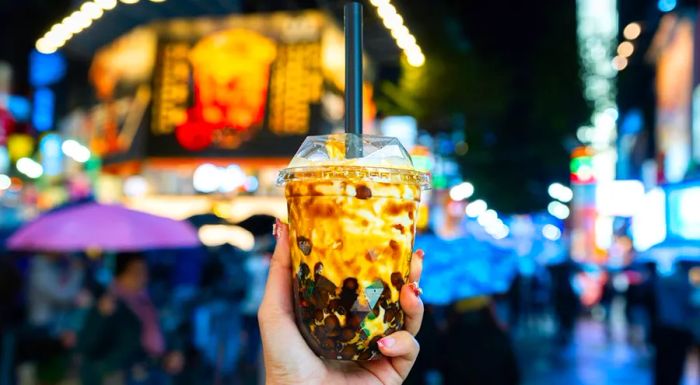 Bubble tea, now a global sensation, was originally created in Taiwan.