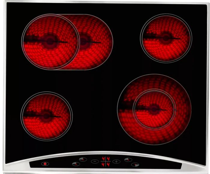 Close-up image of an induction cooktop