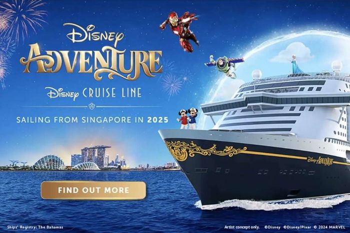 Du thuyền Disney Adventure Singapore