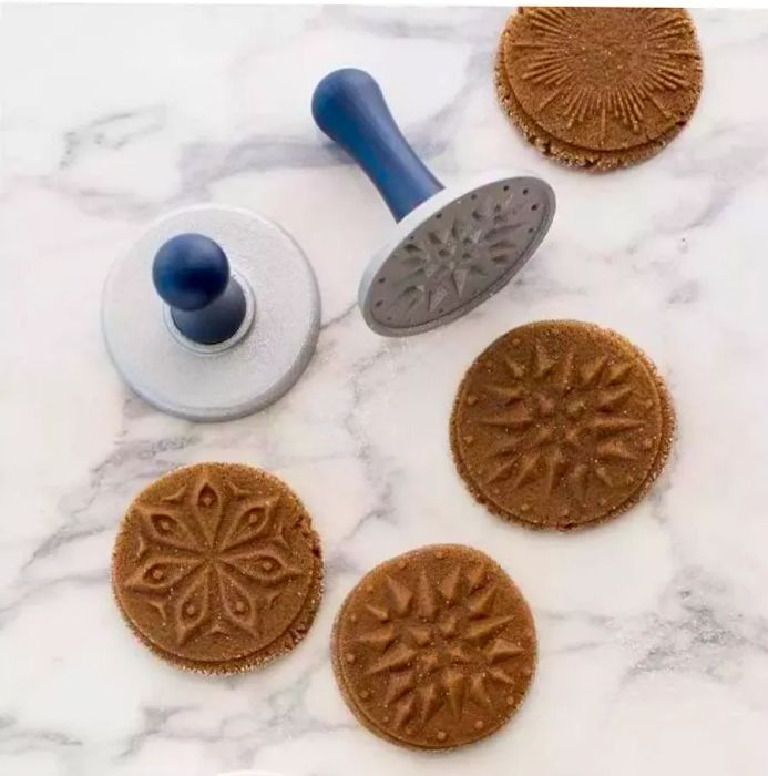 Nordic Ware Starry Night Cast Cookie Stamps