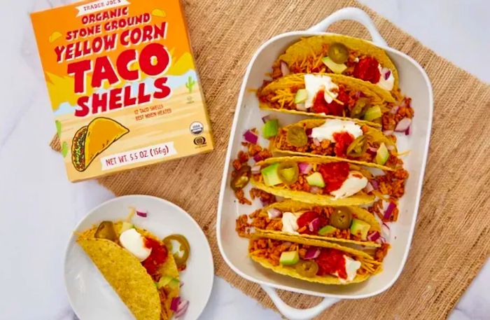 Trader Joe's Organic Stone Ground Yellow Corn Taco Shells