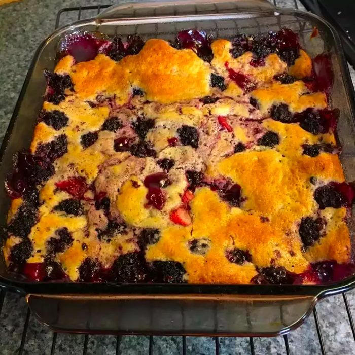 Baking Mix Blackberry Cobbler