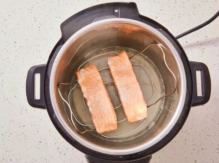 Salmon Cooked in the Instant Pot