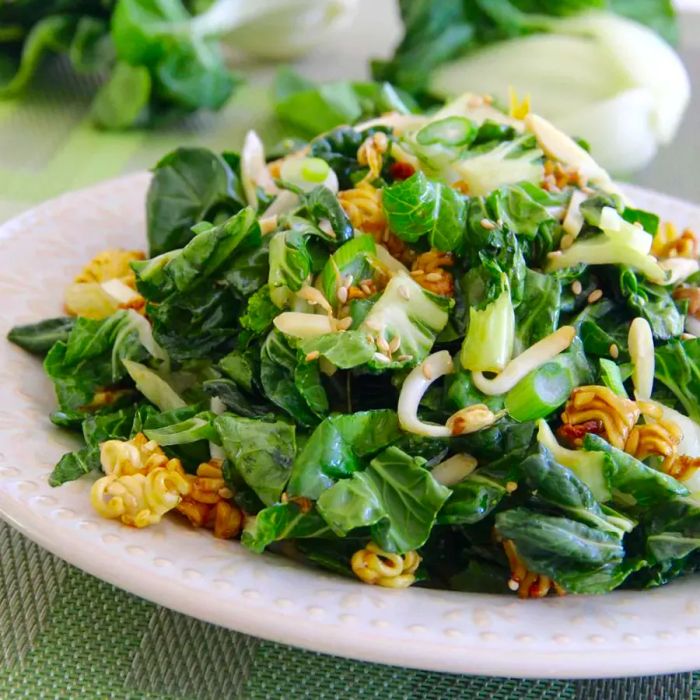 Bok Choy Ramen Salad