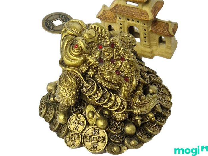 Lựa chọn Kim Thiềm có lưng sần sùi sẽ giúp tượng cóc mang lại năng lượng mạnh mẽ, tích tụ vượng khí tốt cho gia chủ.