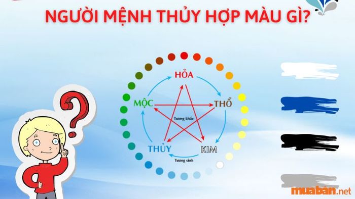 Mệnh Thủy có những màu bản mệnh nào?