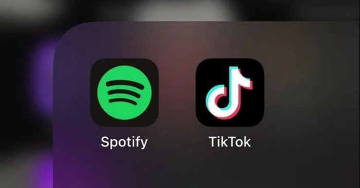 Tiktok phối hợp với Spotify