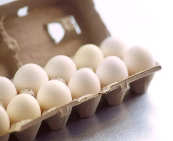 Eggs in their carton