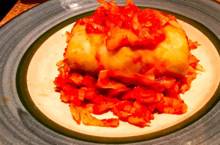 Polish Stuffed Cabbage