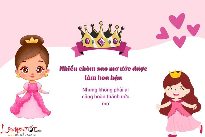 Có nhiều chòm sao mơ ước được trở thành hoa hậu.