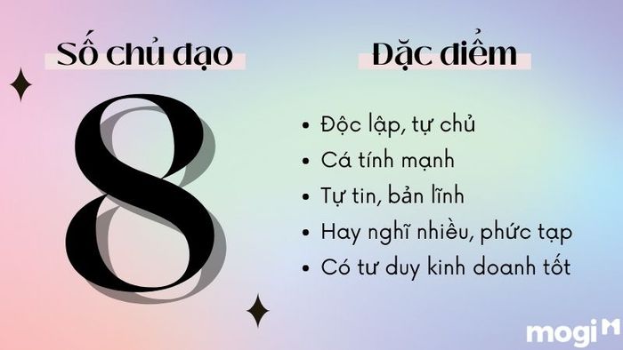 Ý nghĩa của số chủ đạo 8