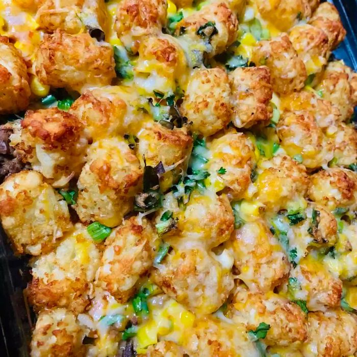 Tater Tot Taco Casserole