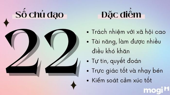 Ý nghĩa của số chủ đạo 22