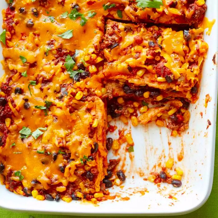 Mexican Quesadilla Casserole