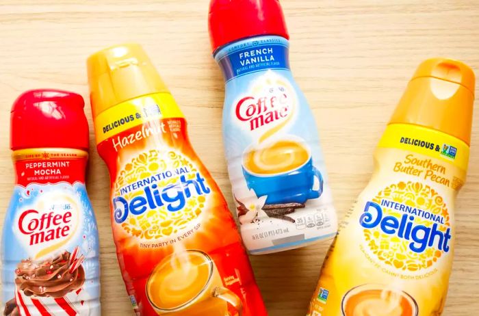 flavored coffee creamers