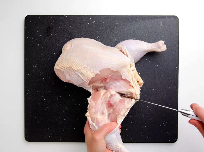 Breaking down the whole chicken