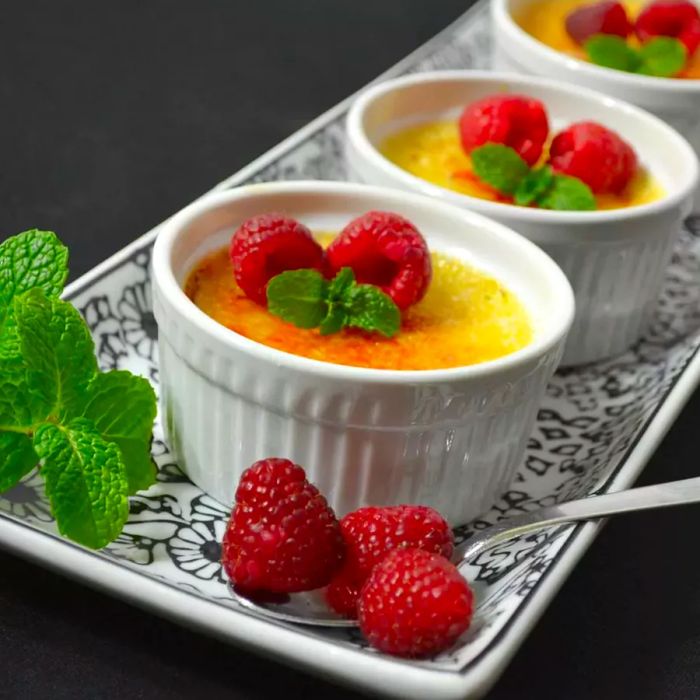 Eggnog Crème Brûlée