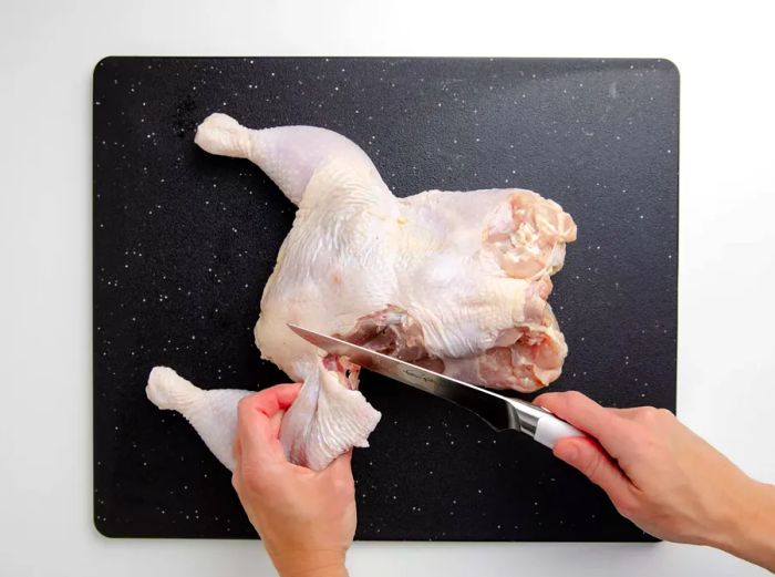 Dissecting a whole chicken