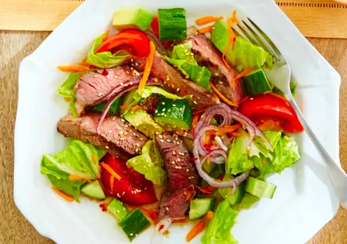 Grilled Steak Salad with Bold Flavors