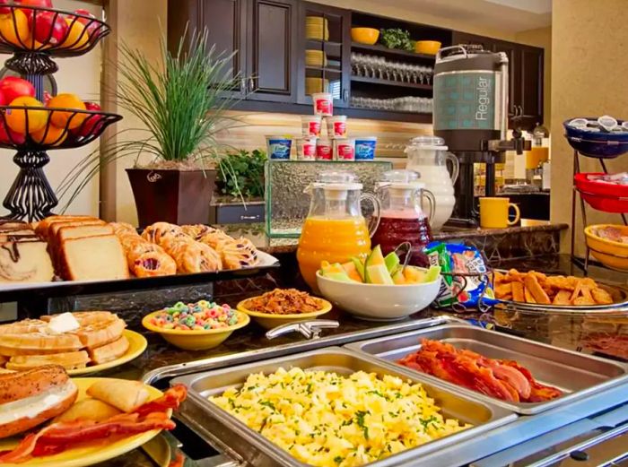 Breakfast Buffet at Hampton Inn