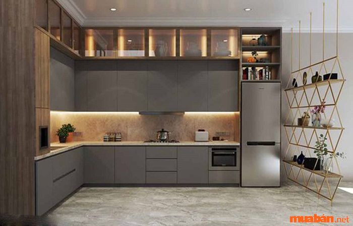 Thiết kế bếp theo phong cách châu Âu hiện đại, tinh tế và sang trọng