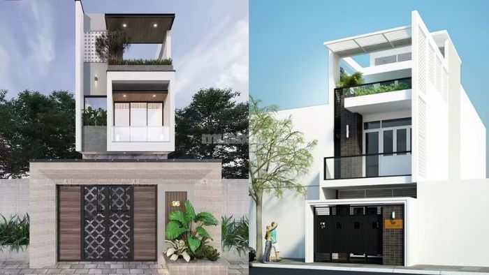 Mặt tiền nhà ống 4m theo phong cách tối giản, đẹp mắt