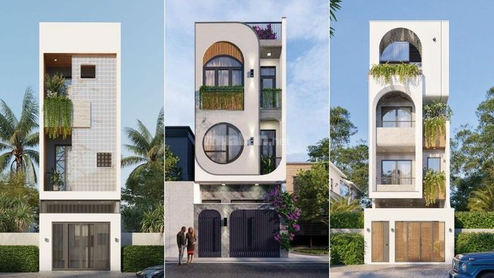 Mặt tiền nhà ống 4m thiết kế theo phong cách Japandi