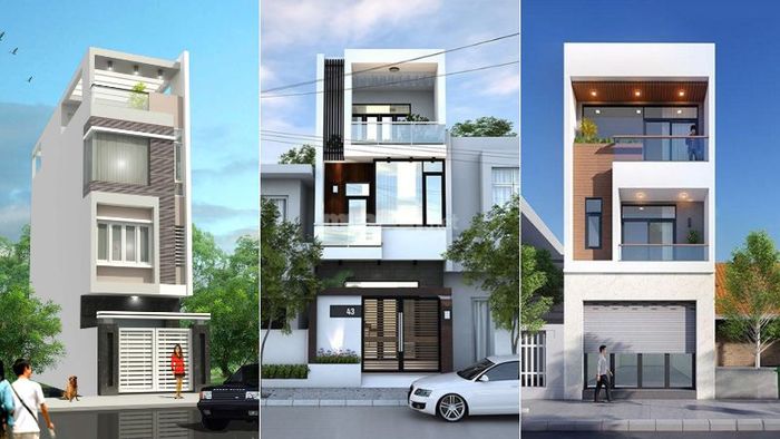 Mặt tiền nhà ống 4m theo phong cách tối giản