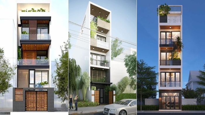 Mặt tiền nhà ống 4m thiết kế theo phong cách hiện đại