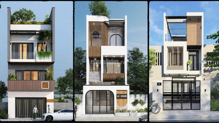 Mặt tiền nhà ống 4m đẹp với phong cách hiện đại