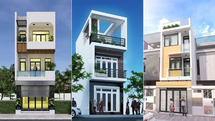 Mặt tiền theo phong cách tối giản