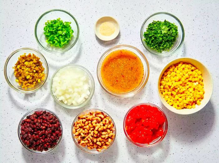 Here’s what you’ll need to make cowboy caviar.