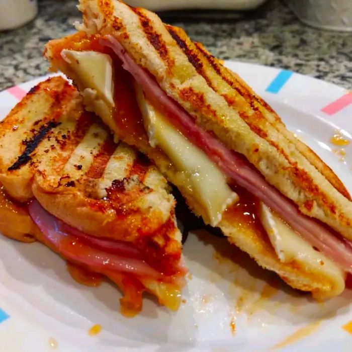 Brie and Ham Sandwich